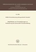 Möglichkeiten Von Vorratsplanungen Zur Verbesserung Der Kommunalen Grundausstattung (en Alemán)