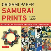 Origami Paper - Samurai Prints - Small 6 3 (en Inglés)