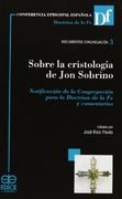 Sobre la cristologia de jon sobrino