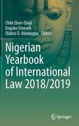 Nigerian Yearbook of International Law 2018/2019 (en Inglés)