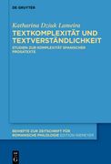 Textkomplexität und Textverständlichkeit (en Alemán)