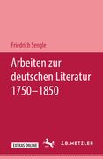 Arbeiten Zur Deutschen Literatur 1750-1850 (en Alemán)