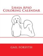 Lhasa Apso Coloring Calendar (en Inglés)