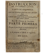 Instrucción de la Lengua Latina o Arte de Adquirirla