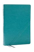 Nkjv, Word Study Reference Bible, Leathersoft, Turquoise, red Letter, Comfort Print: 2,000 Keywords That Unlock the Meaning of the Bible 