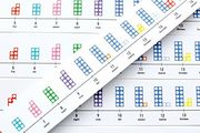 Numicon: Table-Top Number Lines (Numicon Apparatus) (en Inglés)