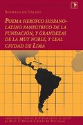 Rodrigo de Valdes: Poema heroyco hispano-latino panegyrico de la fundacion, y grandezas de la muy noble, y leal ciudad de Lima (Latin America)