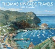Thomas Kinkade Travels 2027 Deluxe Wall Calendar (en Inglés)