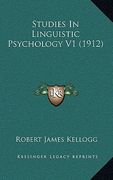 studies in linguistic psychology v1 (1912) (en Inglés)