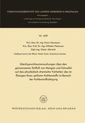 Gleichgewichtsuntersuchungen über den gemeinsamen Einfluß von Mangan und Schwefel auf das physikalisch-chemische Verhalten des im flüssigen Eisen ... Landes Nordrhein-Westfalen) (German Edition)