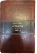 Rvr 1960 Biblia del Pescador Letra Grande, Caoba Símil Piel