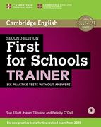 First for Schools Trainer Six Practice Tests Without Answers with Audio (en Inglés)
