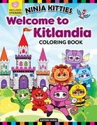 Ninja Kitties Coloring Book: Be Strong, be Brave, be Kind (Happy fox Books) Learn About Each Ninja Kitty While you Color Them to Life, for Kids 5-8, With Bonus Stickers (Coloring Books) (en Inglés)