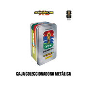 CAJA METÁLICA COLECCIONABLE GRIS - FIFA WORLD CUP 2026 ADRENALYN XL