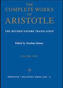 The Complete Works of Aristotle vol. 1: The Revised Oxford Translation (en Inglés)