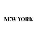 New York Hardcover White Decorative Book for Decorating Shelves, Coffee Tables, Home Decor, Stylish World Fashion Cities Design (1) (en Inglés)