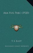ara vus prec (1920)