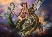 Boris Vallejo Fearless Rider 1,000-Piece Puzzle: For Adults Fantasy Dragon Gift Jigsaw 26 3 (en Inglés)