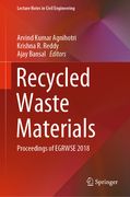 Recycled Waste Materials: Proceedings of Egrwse 2018 (en Inglés)
