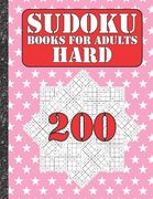 Sudoku books for adults hard: 200 Sudokus from hard with solutions for adults Gifts Sudoku hard book Star Lover adults, kids (en Inglés)
