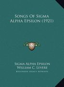songs of sigma alpha epsilon (1921) (en Inglés)