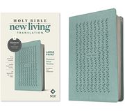 Nlt Large Print Premium Value Thinline Bible, Filament Enabled Edition (Leatherlike, Eucalyptus Teal) 