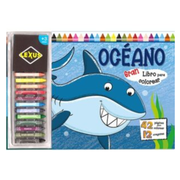 OCEANO : GRAN LIBRO PARA COLOREAR