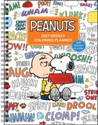 Peanuts(r) 2027 Monthly/Weekly Coloring Calendar with Stickers to Color (en Inglés)