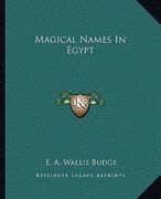 magical names in egypt