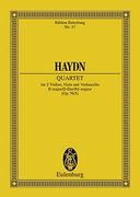string quartet in d major, op. 76/5: study score (en Inglés)