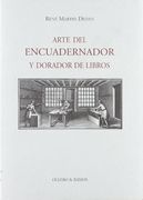 arte del encuadernador y dorador de libros
