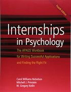 Internships in Psychology: The Apags Workbook for Writing Successful Applications and Finding the Right fit 