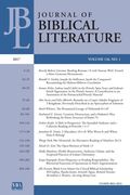 Journal of Biblical Literature 136.1 (2017) (en Inglés)