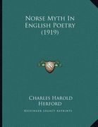 norse myth in english poetry (1919) (en Inglés)
