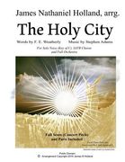 The Holy City: For Solo Voice (C) SATB Choir and Orchestra (en Inglés)