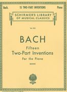 15 Two-Part Inventions (Busoni): Piano Solo, Arr. Busoni (en Inglés)