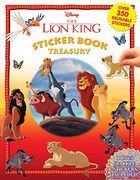 Disney Lion King Sticker Book Treasury - Activity Books for Kids, 350 Reusable Stickers, 96 Pages of fun (en Inglés)