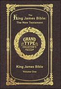 Large Print - the King James Bible - the new Testament, Volume 1 of 2 - Grand Type Collector's Edition - Matte Hardcover With Dust Jacket (The King. New Testament, Large Print Multi-Volume Set) (en Inglés)