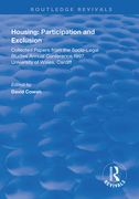 Housing: Participation and Exclusion: Collected Papers from the Socio-Legal Studies Annual Conference 1997, University of Wales, Cardiff (en Inglés)