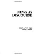 News as Discourse (Routledge Communication Series) (en Inglés)