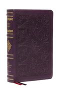 Nkjv Large Print Reference Bible, Purple Leathersoft, red Letter, Comfort Print (Sovereign Collection): Holy Bible, new King James Version (en Inglés)