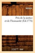Prix de la Justice Et de l'Humanité, (Éd.1778) (in French)