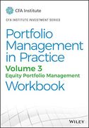 Portfolio Management in Practice, Volume 3: Equity Portfolio Management Workbook (Cfa Institute Investment Series) (en Inglés)