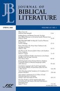 journal of biblical literature, spring 2008