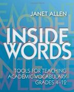 inside words,tools for teaching academic vocabulary: grades 4-12