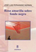 ROSA AMARILLA SOBRE FONDO NEGRO (En papel)