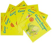 curious george around town boxed set,curious george dinosaur discovery, curious george goes to a chocolate factory, curious george makes (en Inglés)
