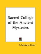 sacred college of the ancient mysteries (en Inglés)
