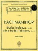 Etudes Tableaux, op. 33 & 39: Schirmer Library of Classics Volume 2002 Piano Solo (Schirmer'S Library of Musical Classics) (en Inglés)