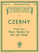 24 Studies for the Left Hand, Op. 718: Schirmer Library of Classics Volume 60 Piano Technique